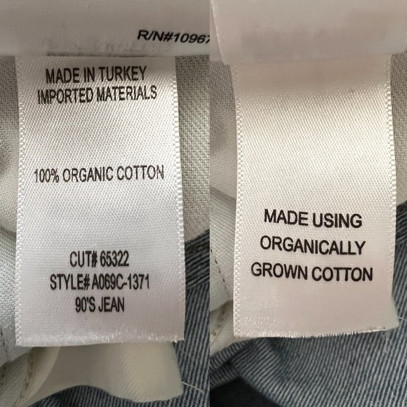 AGOLDE 90’s Fit Jeans Loose Fit Straight High Rise 24 Blue - Picture 5 of 11